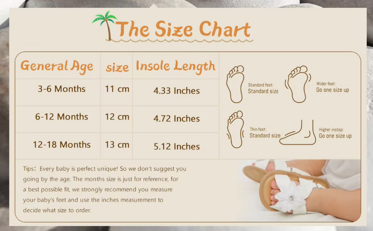 Floral Embroidered Infant Sandals – Soft & Breathable First Walkers