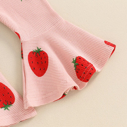 Summer Strawberry Girls Jumpsuit (1-5Y)