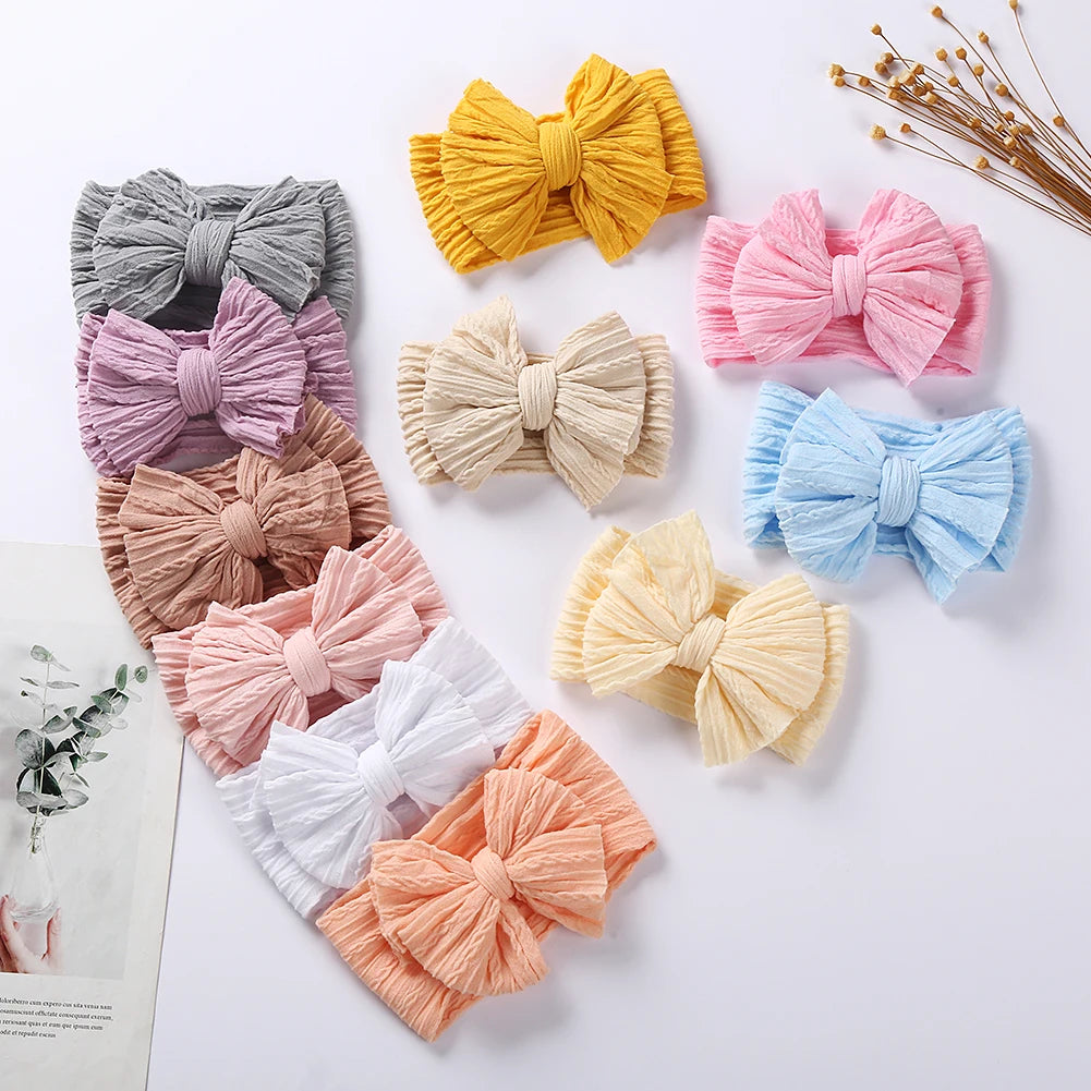 Stretchy Cable Bow Headband – Ultra Soft Nylon
