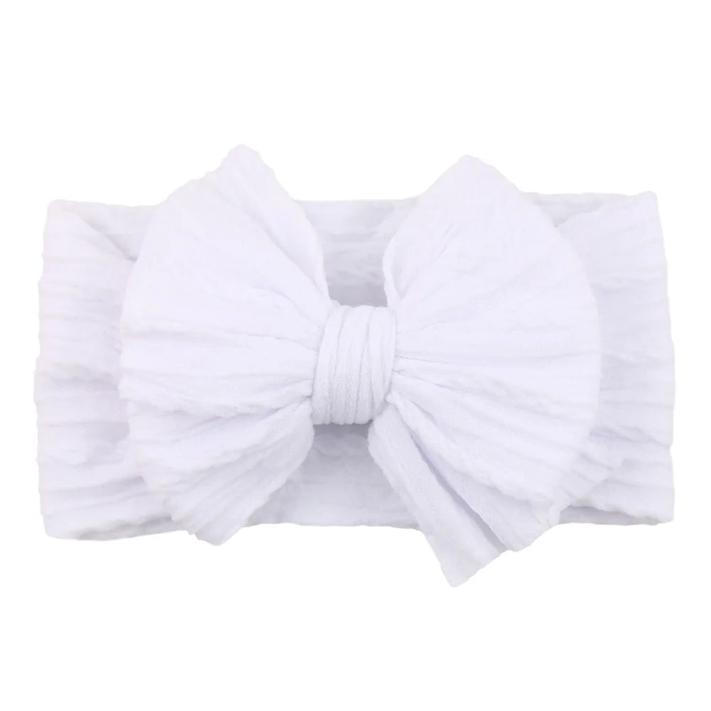 Stretchy Cable Bow Headband – Ultra Soft Nylon