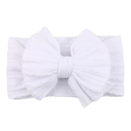 Stretchy Cable Bow Headband – Ultra Soft Nylon