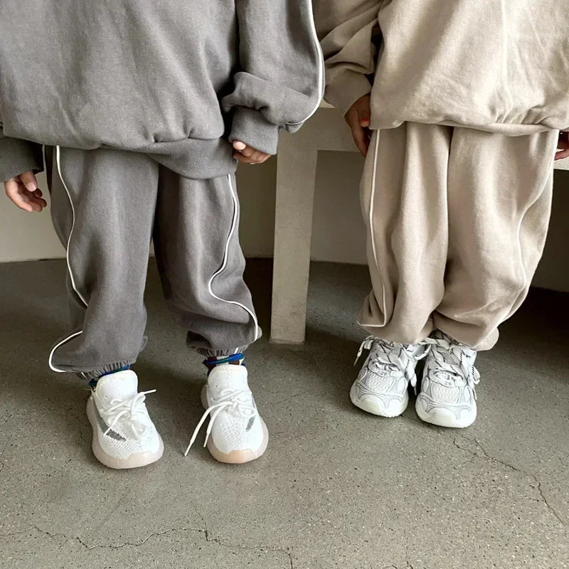 JUSTFIT Oversized Sweatshirt & Jogger Set – 2PCS