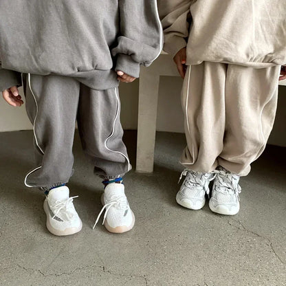 JUSTFIT Oversized Sweatshirt & Jogger Set – 2PCS