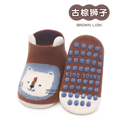 Pairs Non-Slip Animal Socks