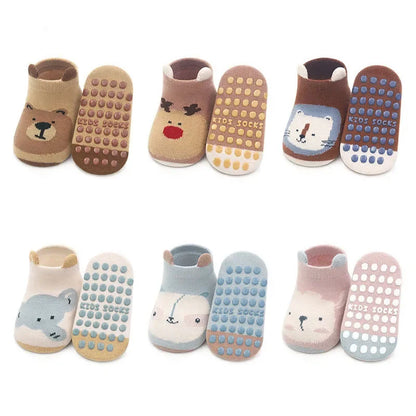 Pairs Non-Slip Animal Socks