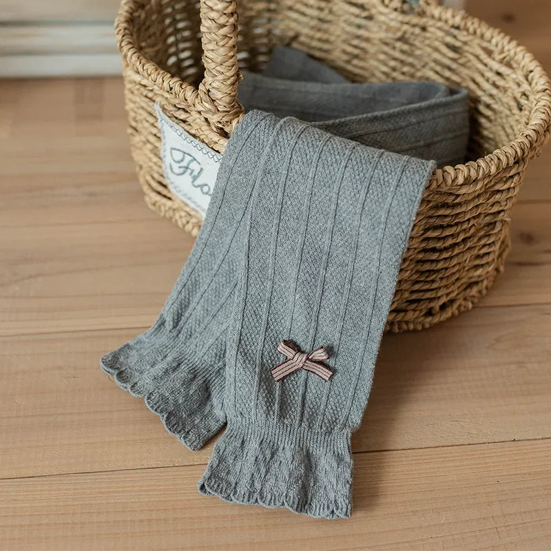 Knit Bow Leggings – Cozy & Stylish Tights