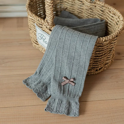 Knit Bow Leggings – Cozy & Stylish Tights