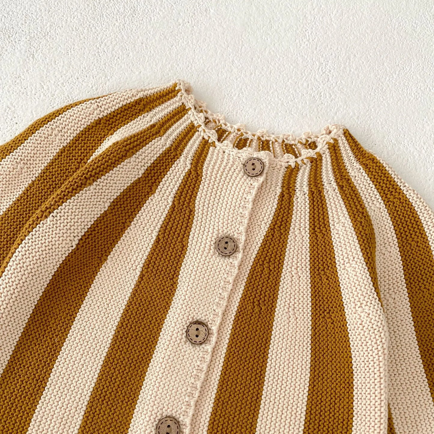 Striped Knit Sweater & Skirt Set – Cozy Two-Piece Outfit for Girls