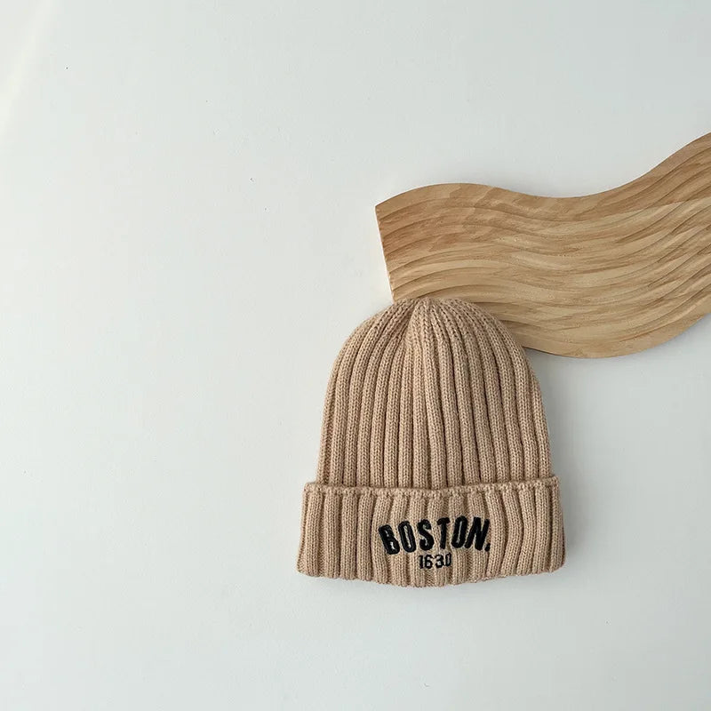 Boston Knit Beanie – Cozy Winter Hat for Kids