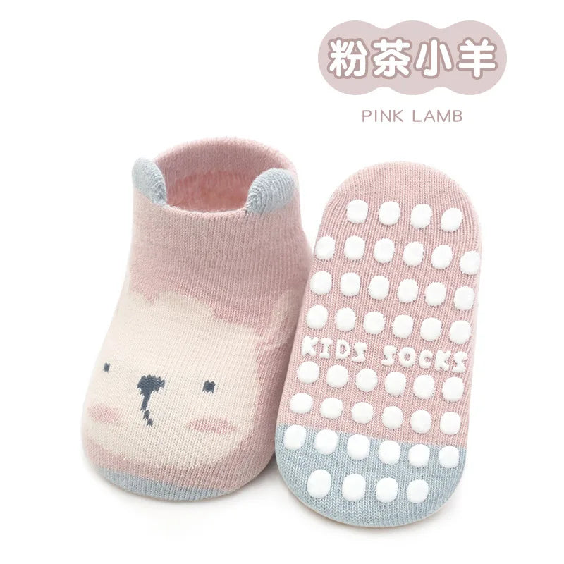 Pairs Non-Slip Animal Socks