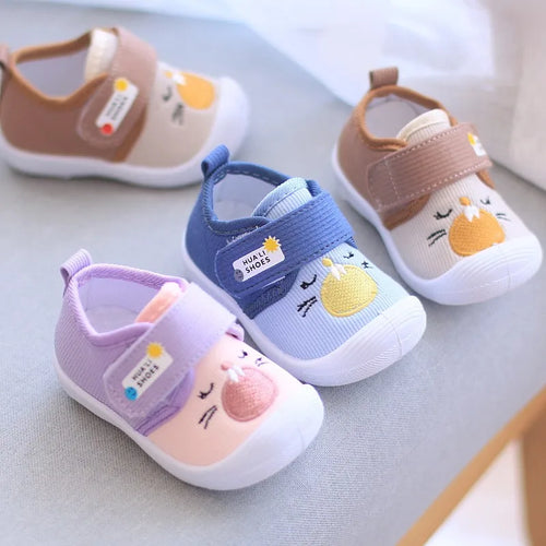 Candy-Themed First Walker Sneakers – Soft & Non-Slip Toddler Shoes