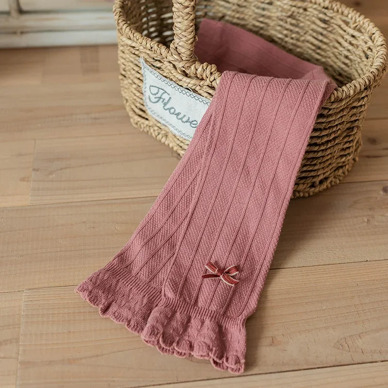 Knit Bow Leggings – Cozy & Stylish Tights