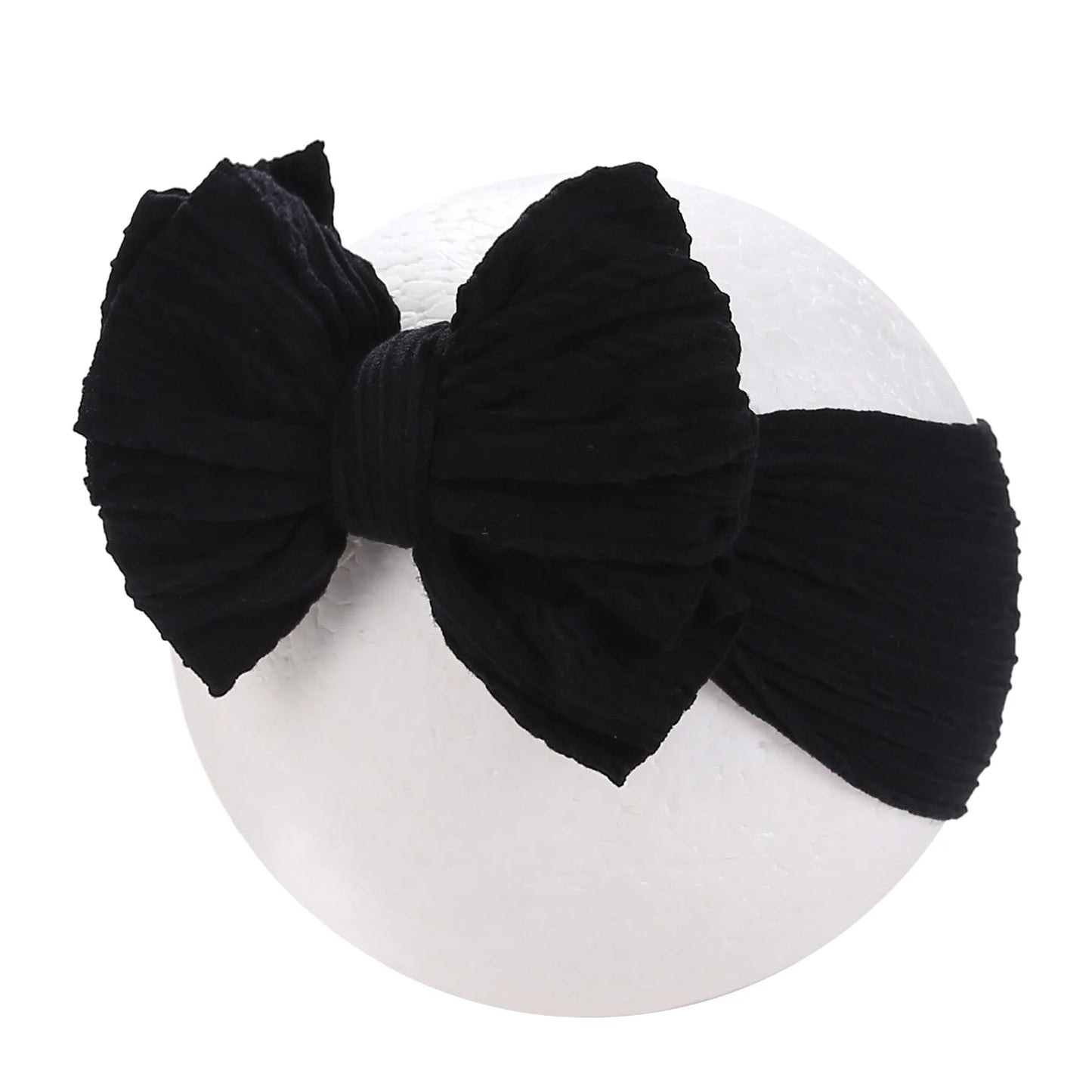 Stretchy Cable Bow Headband – Ultra Soft Nylon