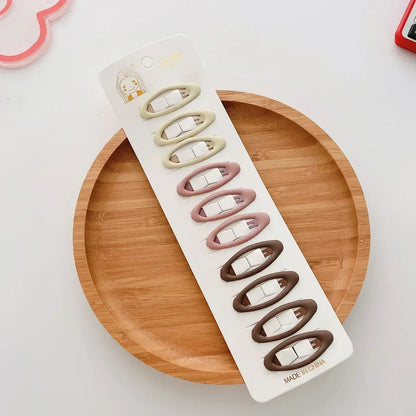 Chic Geometric Hair Clip Set – 10PCS