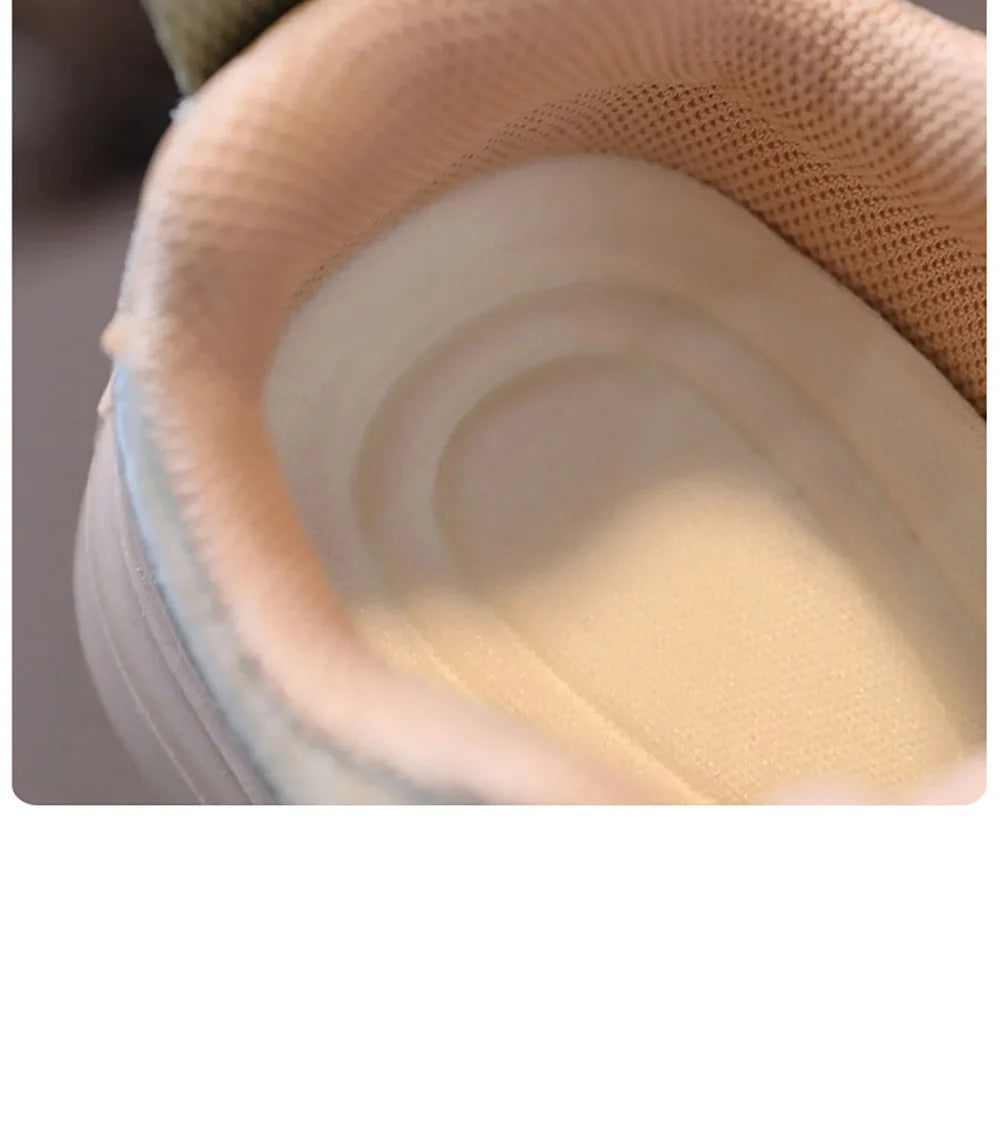 Soft-Sole PU Leather Sneakers – Anti-Slip First Walkers