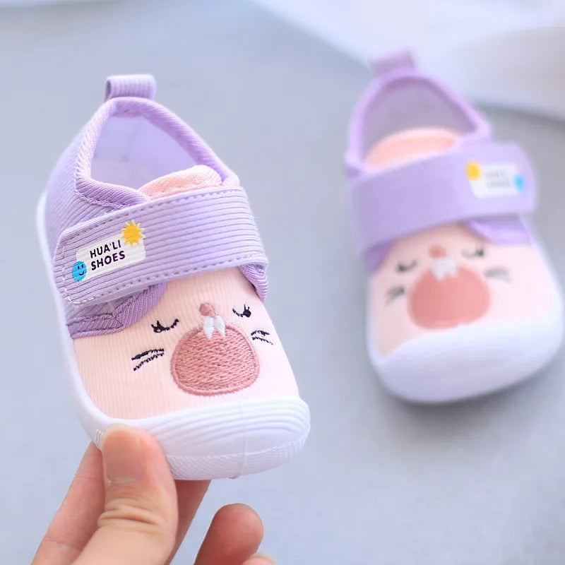 Candy-Themed First Walker Sneakers – Soft & Non-Slip Toddler Shoes