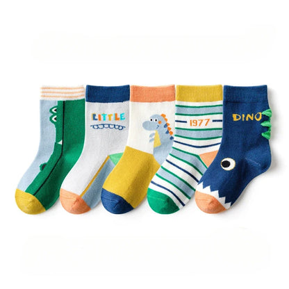 Floral Cotton Socks – 5 Pairs