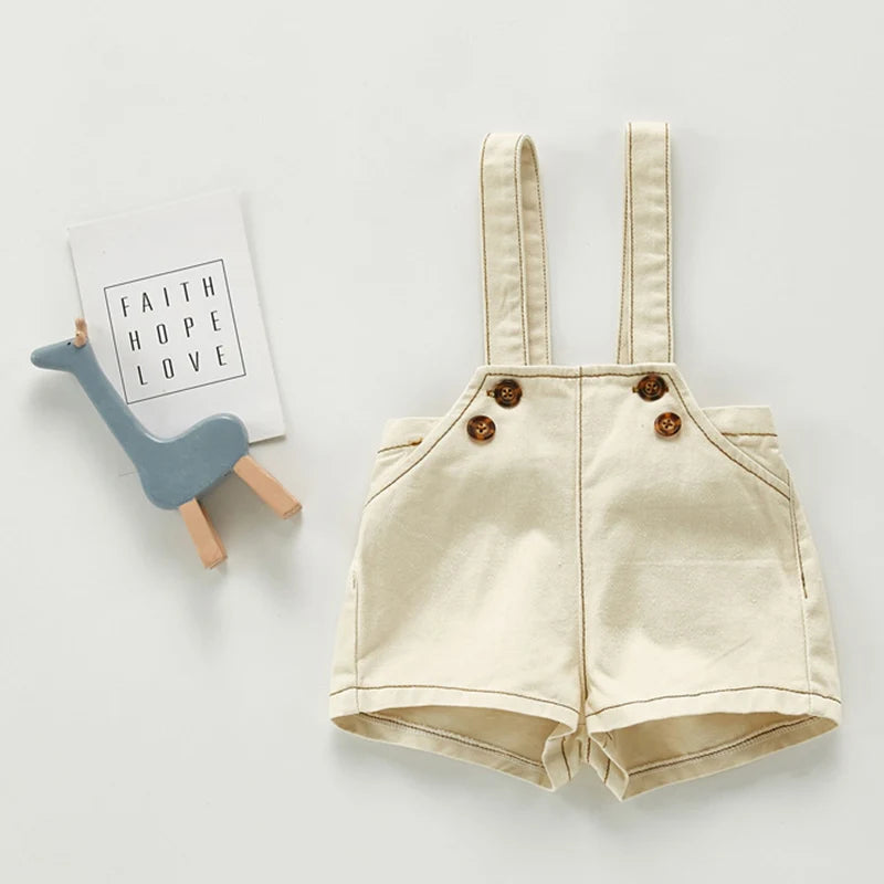 Classic Denim Romper – Sleeveless Jumpsuit for Toddlers