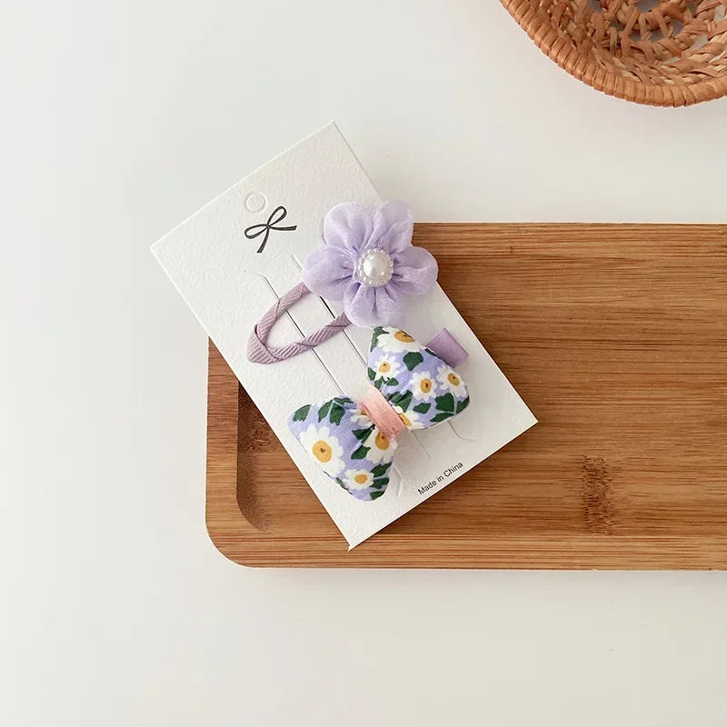Sweet Blossom Hair Clip Set – 2PCS