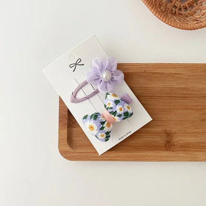 Sweet Blossom Hair Clip Set – 2PCS