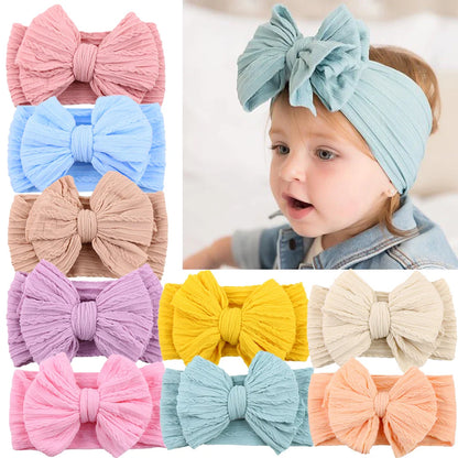 Stretchy Cable Bow Headband – Ultra Soft Nylon