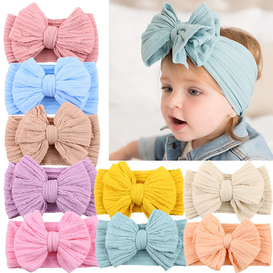 Stretchy Cable Bow Headband – Ultra Soft Nylon