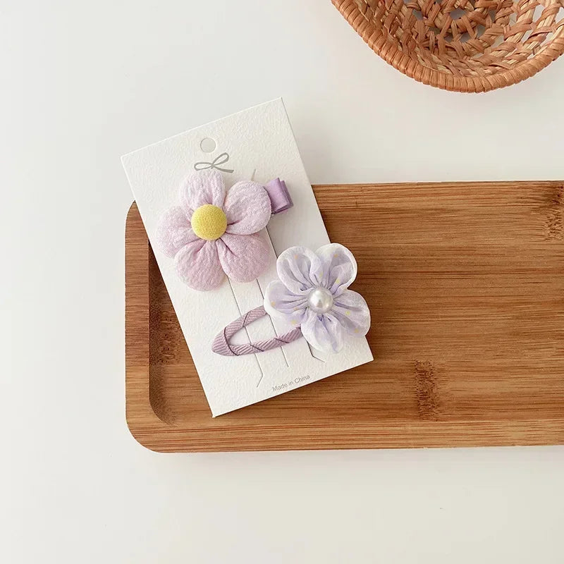 Sweet Blossom Hair Clip Set – 2PCS