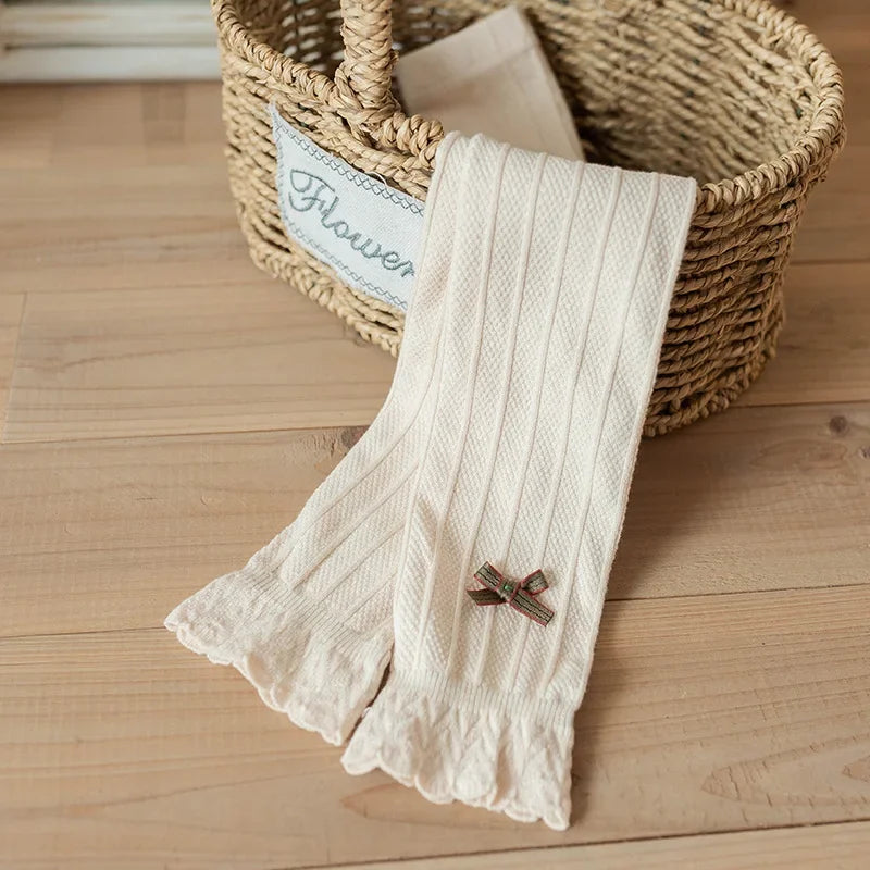 Knit Bow Leggings – Cozy & Stylish Tights