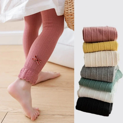 Knit Bow Leggings – Cozy & Stylish Tights