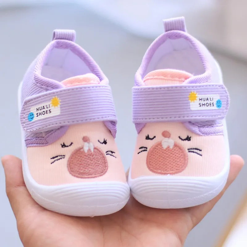 Candy-Themed First Walker Sneakers – Soft & Non-Slip Toddler Shoes