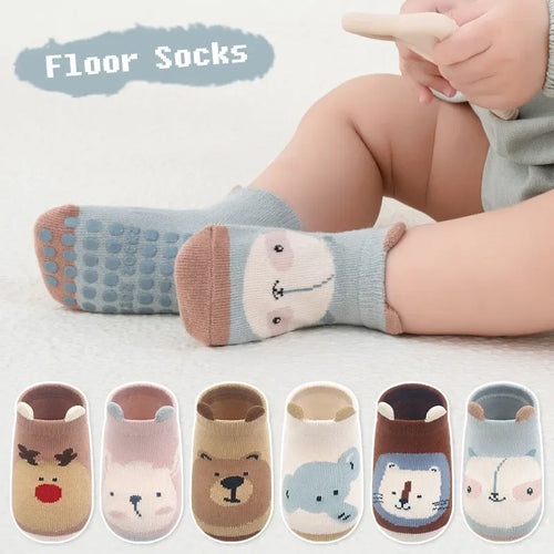 Pairs Non-Slip Animal Socks