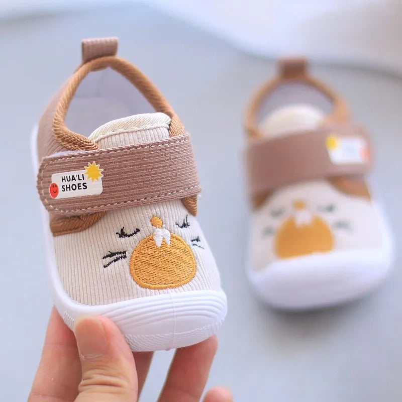 Candy-Themed First Walker Sneakers – Soft & Non-Slip Toddler Shoes