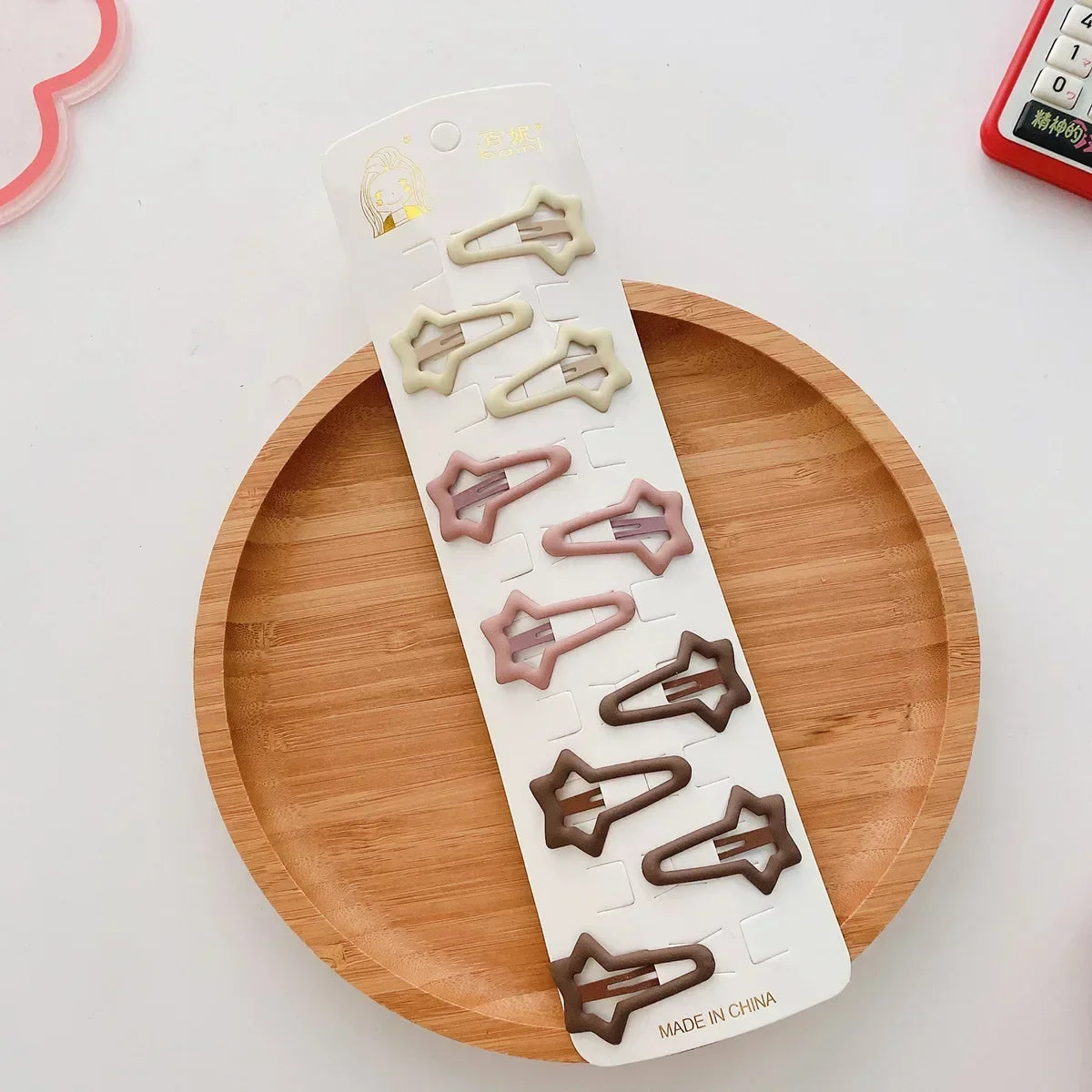 Chic Geometric Hair Clip Set – 10PCS