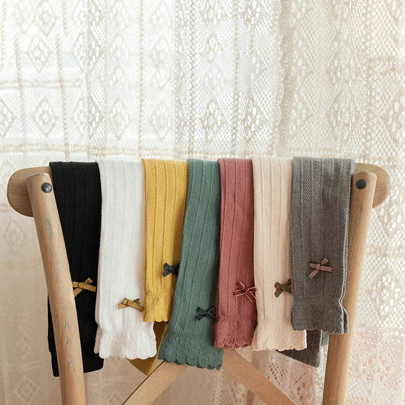 Knit Bow Leggings – Cozy & Stylish Tights