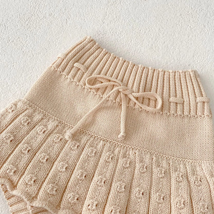 Striped Knit Sweater & Skirt Set – Cozy Two-Piece Outfit for Girls