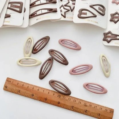 Chic Geometric Hair Clip Set – 10PCS